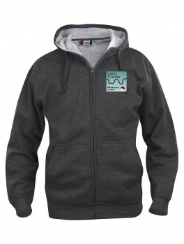 Herren Basic Hoodyjacke  inkl.  Logo